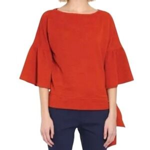 Michael Michael‎ Kors Women's Blouse Copper Bell Sleeves Size L NWT